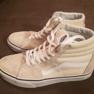 Old Skool Vans White/Cream 7.5 Women's